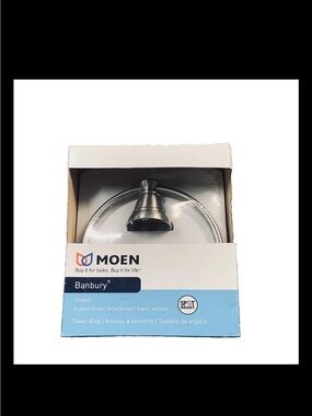 MOEN Banbury Y2686BN Brushed Nickel Towel Ring New